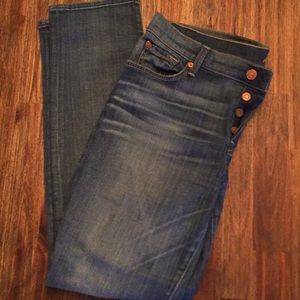 7 for all Mankind Josefina Skinny Boyfriend Jeans